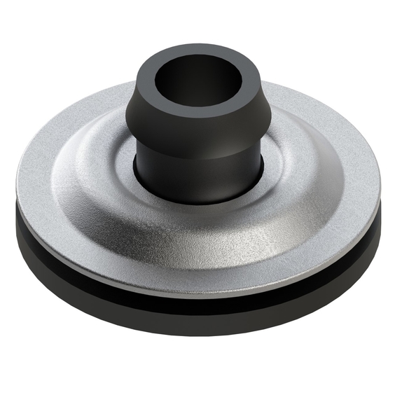 СТЭ 6/С. Стальной тарельчатый элемент для крепления светопрозрачных профилированных листов к несущим конструкциям комплектуется уплотнительной прокладкой (EPDM)